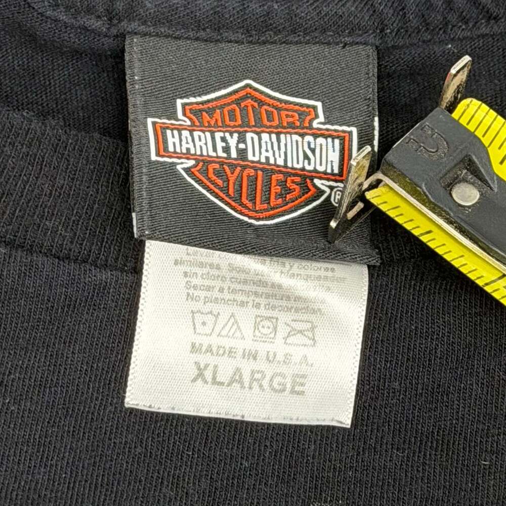 VTG Y2K Harley Davidson‎ American MENS XL Bald Eagle T-Shirt Boston Faneuil Hall - Picture 3 of 5